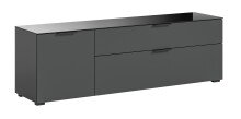 Kommode >Ray< in Anthrazit, Spannplatte/Spannplatte...