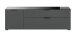 Kommode >Ray< in Anthrazit, Spannplatte/Spannplatte - 160x51x40cm (BxHxT)