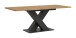 Kulissentisch >Motion< ausziehbar bis 190cm, Grau / Artisan Eiche - 150/190x76x90cm (BxHxT)