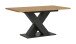 Kulissentisch >Motion< ausziehbar bis 190cm, Grau / Artisan Eiche - 150/190x76x90cm (BxHxT)