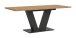 Kulissentisch >Motion< ausziehbar bis 190cm, Grau / Artisan Eiche - 150/190x76x90cm (BxHxT)