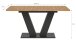 Kulissentisch >Motion< ausziehbar bis 190cm, Grau / Artisan Eiche - 150/190x76x90cm (BxHxT)