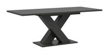 Kulissentisch >Motion< ausziehbar bis 190cm, Grau - 150/190x76x90cm (BxHxT)