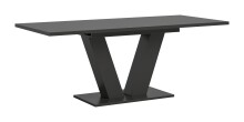 Kulissentisch >Motion< ausziehbar bis 190cm, Grau - 150/190x76x90cm (BxHxT)