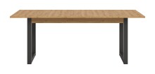 Kulissentisch >Seattle< ausziehbar bis 190cm, Grau / Artisan - 150/190x76x90 (BxHxT)