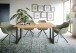 Kulissentisch >Seattle< ausziehbar bis 190cm, Grau / Artisan - 150/190x76x90 (BxHxT)
