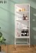Vitrine >STEP< 4 Fächer, 1 Tür, inkl. LED-Spots, in Weiß - 57,4x176,1x32,7cm (BxHxT)