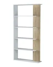 Bücherregal >ALIDA< 5 Fächer, in Artik...