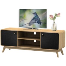 Lowboard >Janne< 2 Türen, in Eiche Natur Dekor - 140x53x39cm (BxHxT)