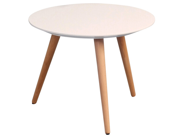 Couchtisch >Caluesi I< in natur aus Massivholz - 50x36x50cm (BxHxT)