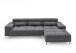 Wohnlandschaft >Starlett< elektr. Sitztiefenverstellung, 3 Kissen, anthrazit - 285x99x201 BxHxT