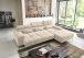 Wohnlandschaft >Starlett< elektr. Sitztiefenverstellung, cord beige - 285x99x201cm (BxHxT)