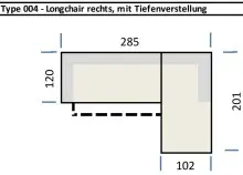 Wohnlandschaft >Starlett< elektr....