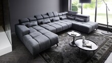 Wohnlandschaft >Starlett< U-Form, elektr....