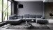 Wohnlandschaft >Starlett< U-Form, elektr. Sitztiefenverstellung, dunkelgrau - 375x99x231 (BxHxT)