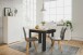 Esstisch >Oslo< mit Schublade, Artisan Oak Dekor / Schwarz - 80x77x80cm (BxHxT)