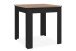 Esstisch >Oslo< mit Schublade, Artisan Oak Dekor / Schwarz - 80x77x80cm (BxHxT)