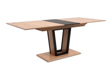 Kulissentisch >Soria< ausziehbar bis 200cm, Dekor Artisan Oak - 160/200x76x90cm (BxHxT)