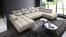 Wohnlandschaft >Starlett< U-Form, elektr....