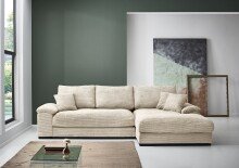 Wohnlandschaft >Adriena< 6 Kissen, Daunen, Cord...