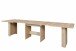 Kulissentisch >DINING TABLES< ausziehbar bis 273cm, Sonoma Eiche Dekor - 140/273x72,8x90cm (BxHxT)