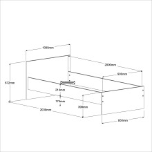 Jugendzimmer-Set >Pirouette 23< in Weiss mit drehbarem Elementen in Rosa / Grau