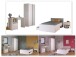 Jugendzimmer-Set >Pirouette 23< in Weiss mit drehbarem Elementen in Rosa / Grau