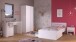 Jugendzimmer-Set >Pirouette 23< in Weiss mit drehbarem Elementen in Rosa / Grau