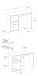 Jugendzimmer-Set >Pirouette 23< in Weiss mit drehbarem Elementen in Rosa / Grau
