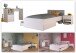 Jugendzimmer-Set >Pirouette 27< in Weiss mit drehbarem Elementen in Rosa / Grau