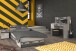 Jugendzimmer-Set >Fabric 15< in Esche Grau Dekor Loft - mit Deko Print