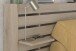 Schlafzimmer-Set >Escale 21< Bett 203x217cm, Kleiderschrank, Kommode, in Japanische Eiche Nachbildung