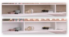 Jugendzimmer-Set >Sleep 41< 4-teilig, Bett, Schübe, Kleiderschrank, Kommode, in Weiß