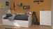 Jugendzimmer-Set >Sleep 45< 3-teilig, Bett, Schubkasten, Kommode, in Weiß