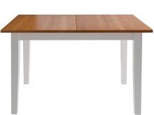 Küchentisch >Bård< in Weiß, Kiefer - 120x75x80cm (BxHxT)