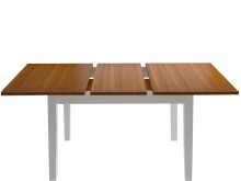 Küchentisch >Bård< in Weiß, Kiefer - 120x75x80cm (BxHxT)