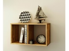 Bücherregal >Gunilla< in Natur, Eiche - 36x141x30cm (BxHxT)