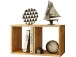 Bücherregal >Gunilla< in Natur, Eiche - 36x141x30cm (BxHxT)