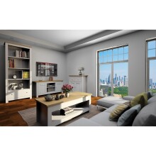 Lowboard >Helmer< in Natur - 120x58x39cm (BxHxT)