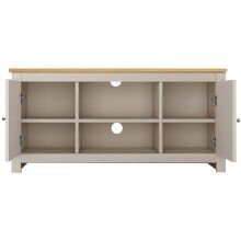 TV-Schrank >Helmer< in Natur - 120x58x39cm (BxHxT)