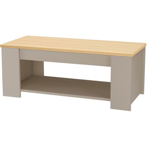Couchtisch >Helmer< in Natur - 105x41x47cm (BxHxT)
