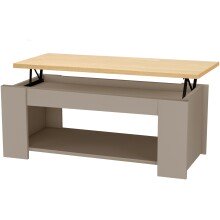 Couchtisch >Helmer< in Natur - 105x41x47cm (BxHxT)