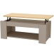 Couchtisch >Helmer< in Natur - 105x41x47cm (BxHxT)