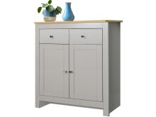 Kommode >Helmer< in Natur - 79x81x35cm (BxHxT)