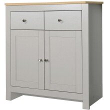 Kommode >Helmer< in Natur - 79x81x35cm (BxHxT)