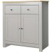 Kommode >Helmer< in Natur - 79x81x35cm (BxHxT)