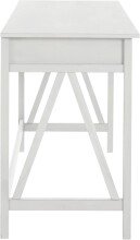 Schreibtisch >Yrsa< in Weiß, Kiefer - 117x77x51cm (BxHxT)