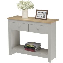 Konsolentisch >Helmer< in Natur - 97x76x35cm (BxHxT)