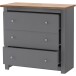 Kommode >Helmer< in Natur - 79x81x35cm (BxHxT)