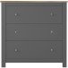 Kommode >Helmer< in Natur - 79x81x35cm (BxHxT)